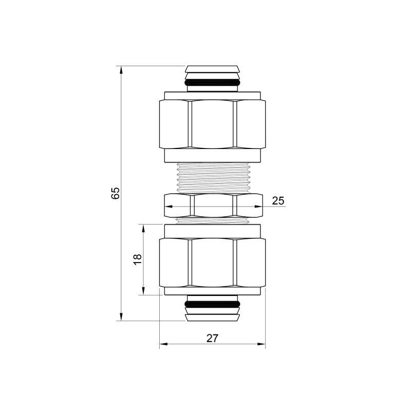 Перехідник обтискний Thermo Alliance Standart 20х20 SD152W2020