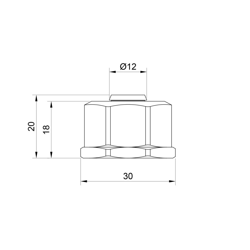 Євроконус Thermo Alliance Standart 3/4''В 16 х 2,0 мм SD346
