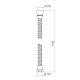 Шланг Lidz Niagara 01 1,75 м LDNIA01CRM22148 Chrome