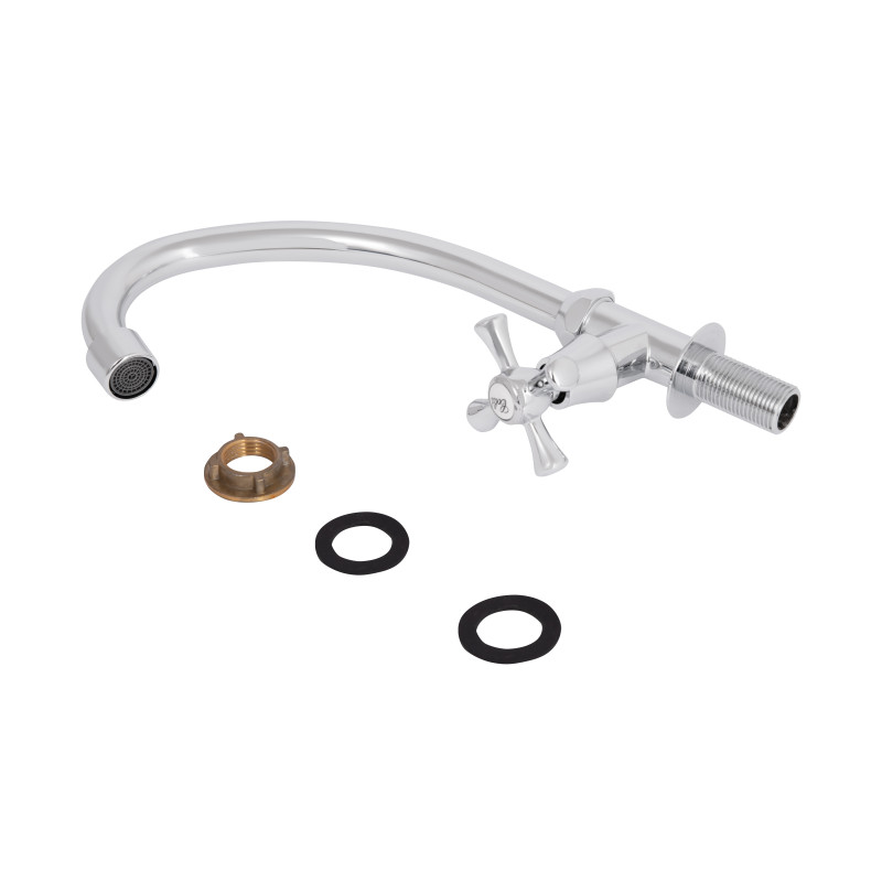 Монокран для кухні Lidz Lamb 269F LDLAM269FCRM22310 Chrome