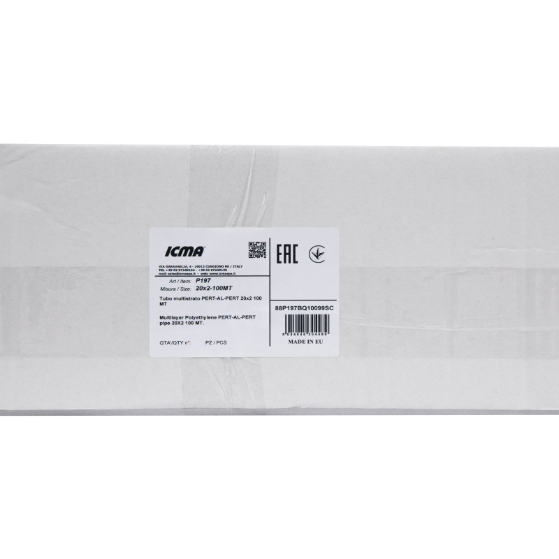 Труба PE-AL-PERT Icma 20х2 мм, 100 м №P199/197