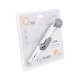 Лійка для гігієнічного душу Qtap Rucni округла QTCRMA021 Chrome/Grey