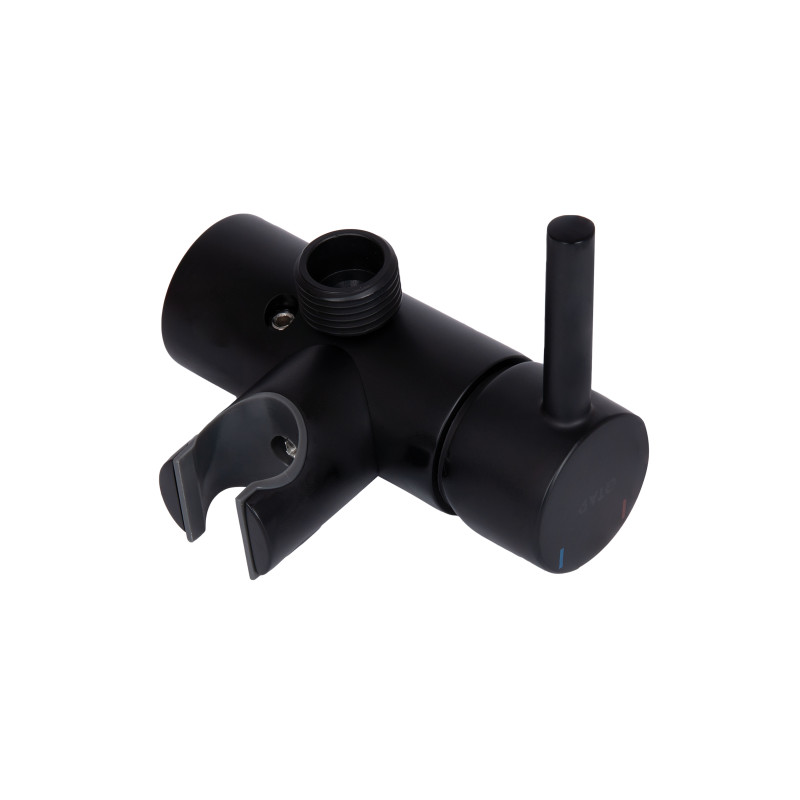 Набор для гігієнічного душу Qtap Inspai-Varius округлий QTINSVARBСRV00440001 Black Matt