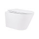 Унітаз підвісний Qtap Swan безобідковий з сідінням Soft-close QT16335178W