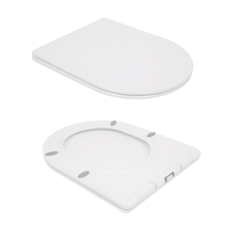 Унітаз підвісний Qtap Swan безобідковий з сідінням Soft-close QT16335178W