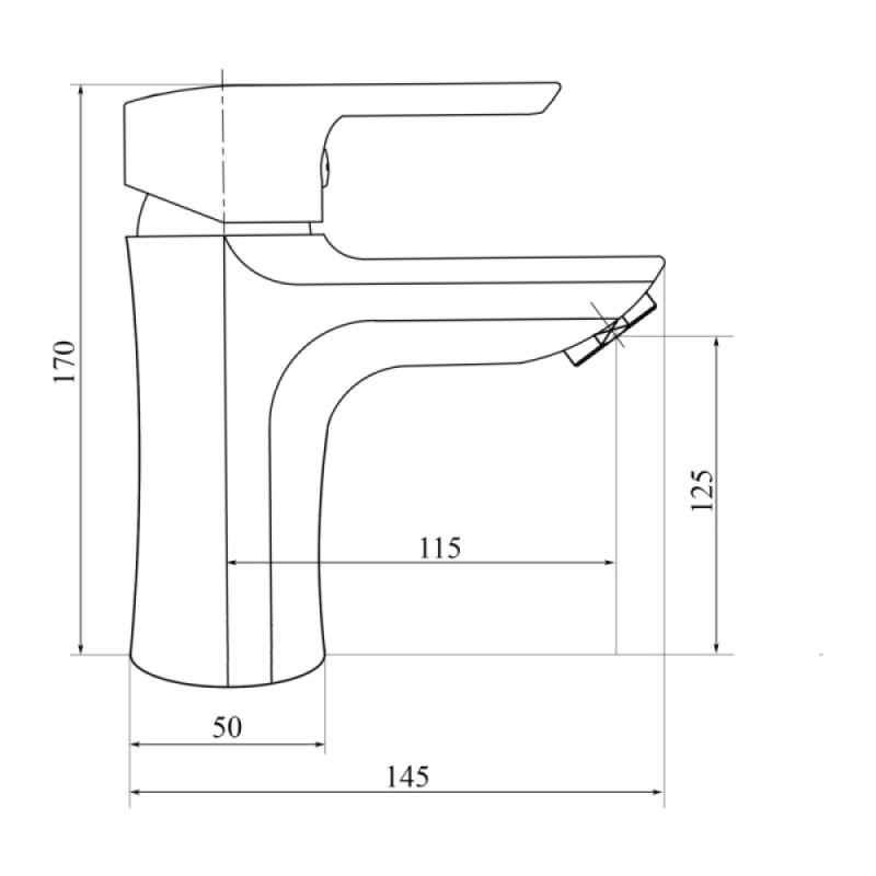 Змішувач для раковини Brinex 35B 001