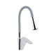 Змішувач для кухні Lidz Tani 007F3 з гнучким виливом (k40) LDTAN007F3GCR31869 Chrome/Grey