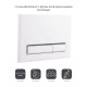 Панель змиву для унітаза Qtap Nest QT0111V1105GW