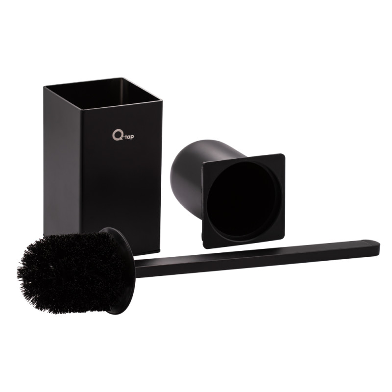 Йоржик підлоговий Qtap Liberty QTLIBBLM11572 Black