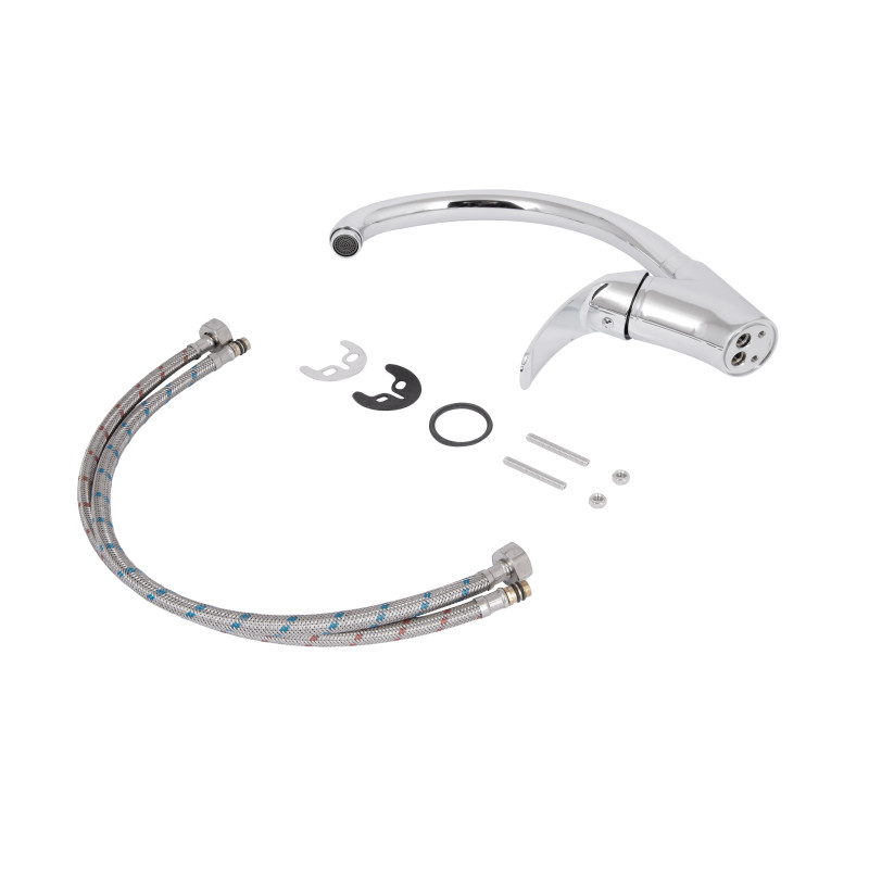 Змішувач для кухні Lidz Mars 007 (k40) LDMAR007CRM34856 Chrome