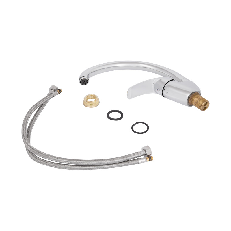 Змішувач для кухні Lidz Mars 008F (k40) LDMAR008FCRM34858 Chrome