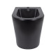 Біде підлогове Qtap Scorpio 530x360x395 Matt black QT14441003CMB
