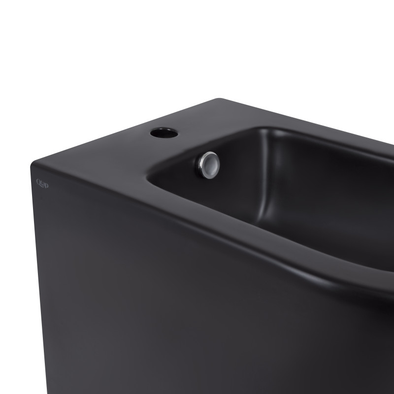 Біде підлогове Qtap Scorpio 530x360x395 Matt black QT14441003CMB