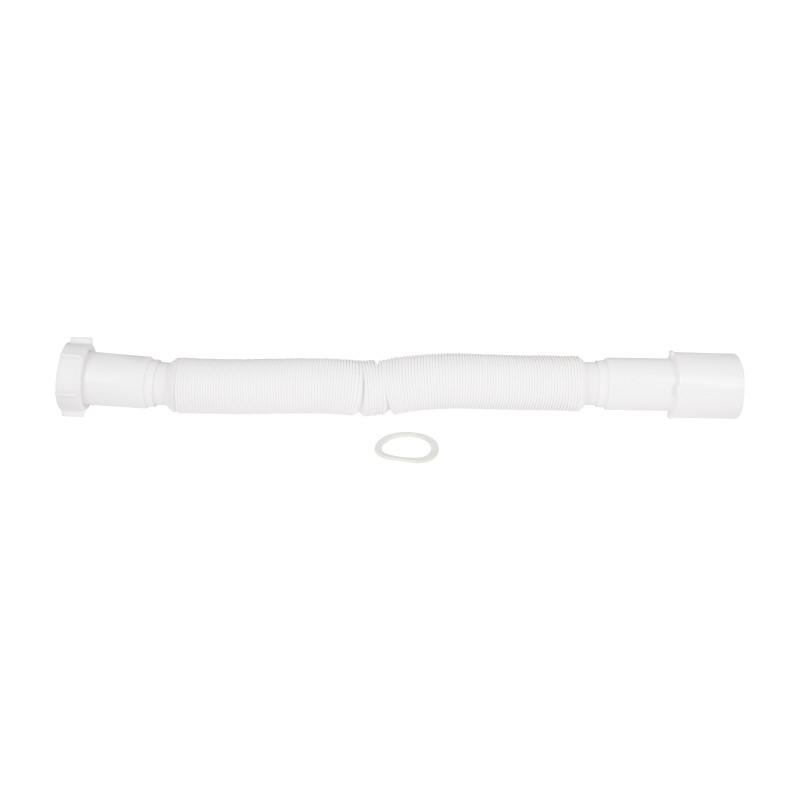Гнучка труба Lidz (WHI) 60 01 G002 01 з накидною гайкою 1 1/2