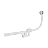 Сифон для ванни Lidz (WHI) 60 03 V002 01 з ревізією (вихід 50 мм)