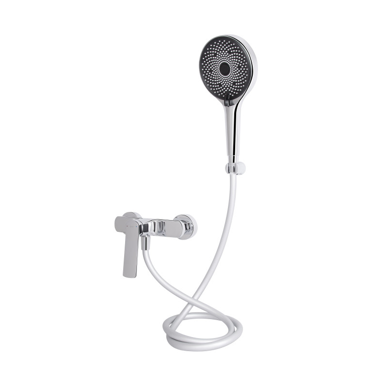 Змішувач для душу Qtap Slavonice з душовим гарнітуром QTSLV4042103C Chrome