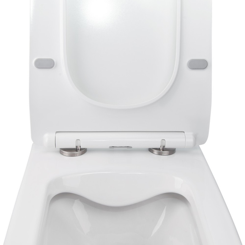 Готове рішення Qtap для ванної кімнати: підвісний унітаз Crow Rimless 520х360х290 + комплект інсталяції Nest 4 в 1 (лінійна клавіша Black mat)