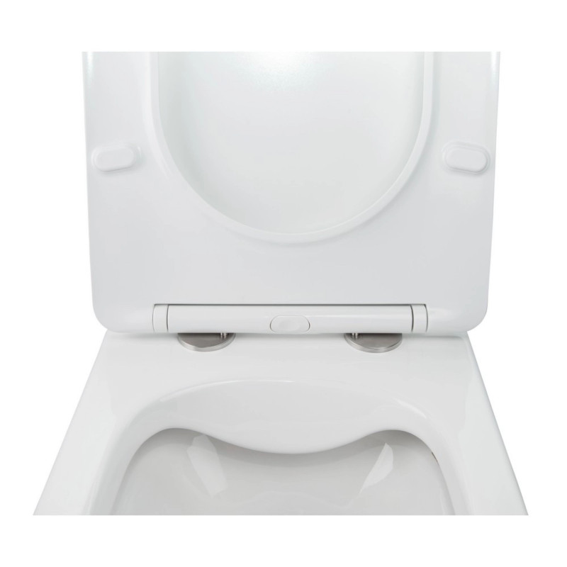 Готове рішення Qtap для ванної кімнати: підвісний унітаз Swan Rimless 520х360х320 + комплект інсталяції Nest 4 в 1 (кругла клавіша Black mat)