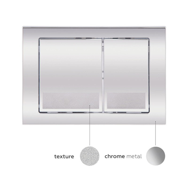 Готове рішення Qtap для ванної кімнати: підвісний унітаз Tern Rimless 490x340x350 + комплект інсталяції Nest 4 в 1 (квадратна клавіша Chrome)