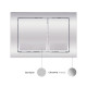 Готове рішення Qtap для ванної кімнати: підвісний унітаз Tern Rimless 490x340x350 + комплект інсталяції Nest 4 в 1 (квадратна клавіша Chrome)