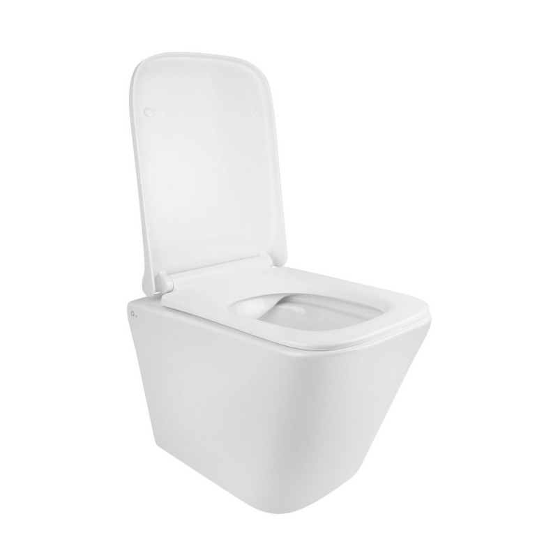 Готове рішення Qtap для ванної кімнати: підвісний унітаз Tern Rimless 490x340x350 + комплект інсталяції Nest 4 в 1 (кругла клавіша Satin)