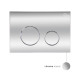 Готове рішення Qtap для ванної кімнати: підвісний унітаз Tern Rimless 490x340x350 + комплект інсталяції Nest 4 в 1 (кругла клавіша Chrome)