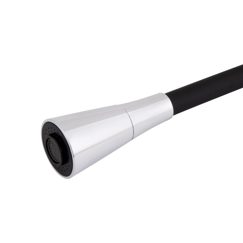 Змішувач для кухні Lidz Tani 007F3 з гнучким виливом (k40) LDTAN007F3BCR37649 Chrome/Black