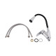 Змішувач для кухні Lidz Tani 007F3 з гнучким виливом (k40) LDTAN007F3BCR37649 Chrome/Black