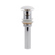 Донний клапан для раковини Qtap PU02O 225х70х70 White з переливом