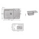 Кухонна мийка Lidz 770х490/200 STO-10 (LIDZSTO10770490200)