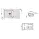 Кухонна мийка Lidz 860х500/240 STO-10 (LIDZSTO10860500240)
