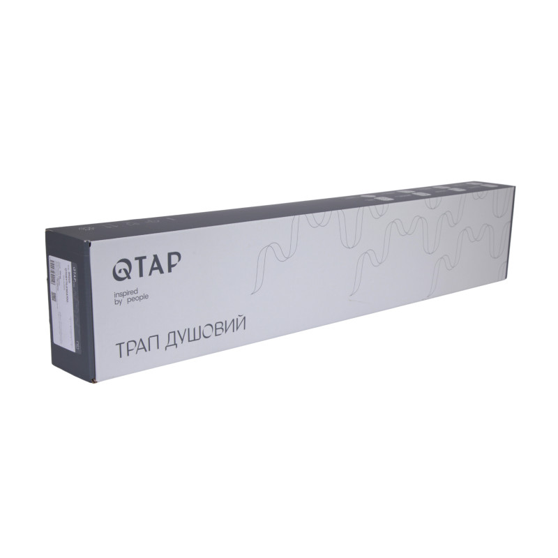 Трап Qtap Dry Tile304-800 лінійний з сухим закривом під плитку 800 мм