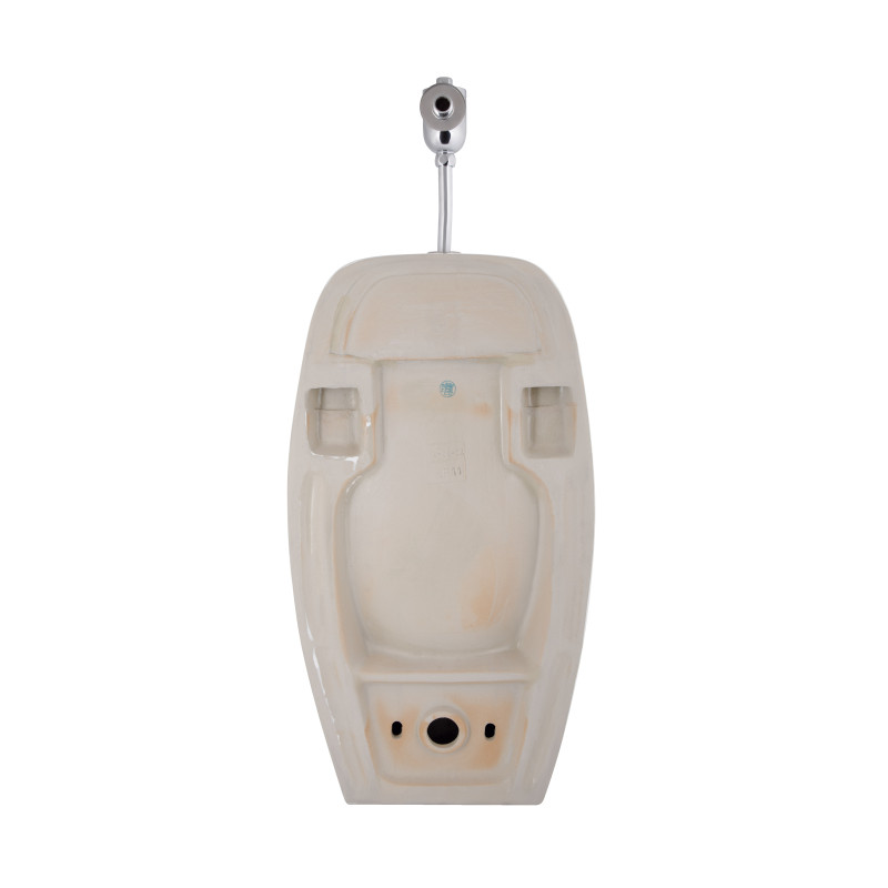 Пісуар підвісний Qtap Crow з краном-дозатором 390х330х660 White QT0588112HW