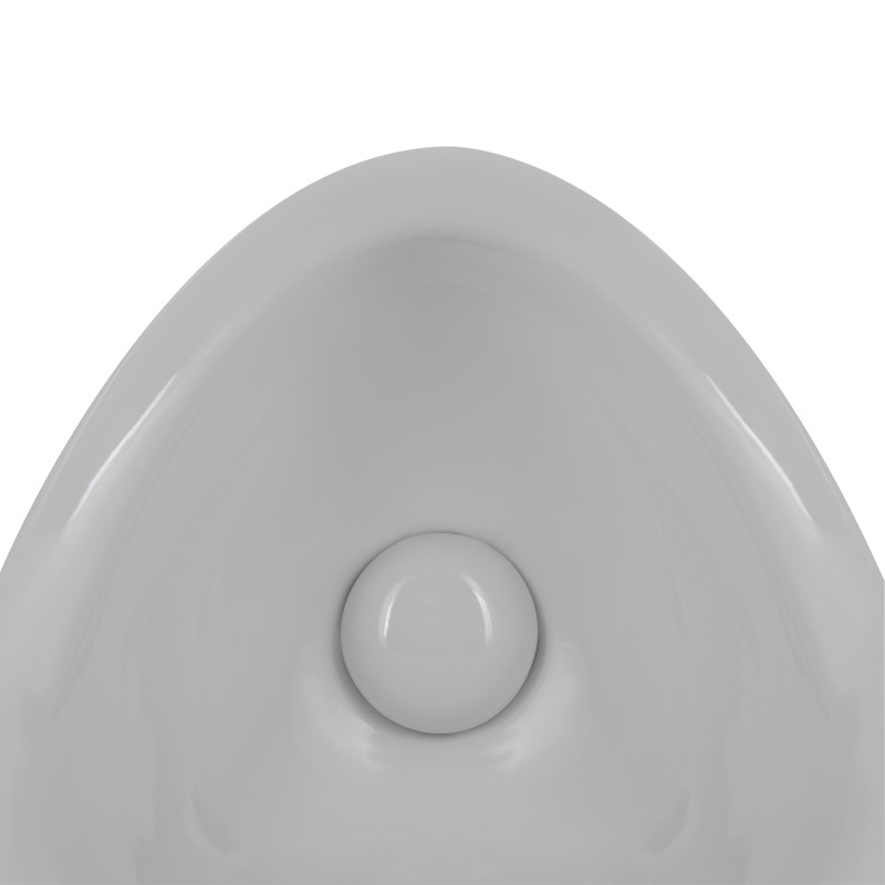 Пісуар підвісний Qtap Crow з краном-дозатором 390х330х660 White QT0588112HW