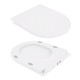 Унітаз-компакт Qtap Presto безобідковий з сідінням Soft-close QT24221217AW