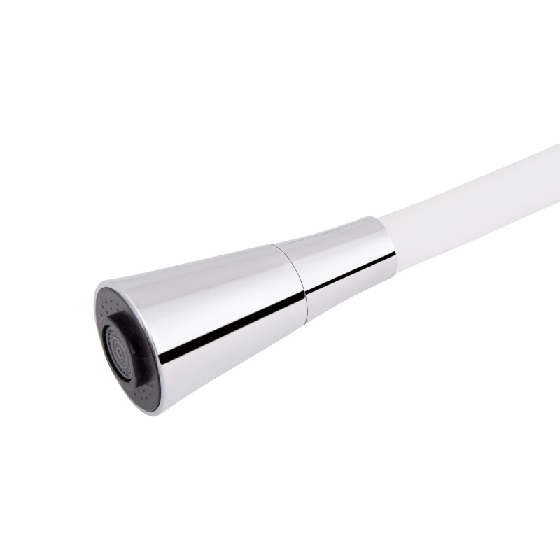 Змішувач для кухні Lidz Tani 007F3 з гнучким виливом (k40) LDTAN007F3WCR40423 Chrome/White