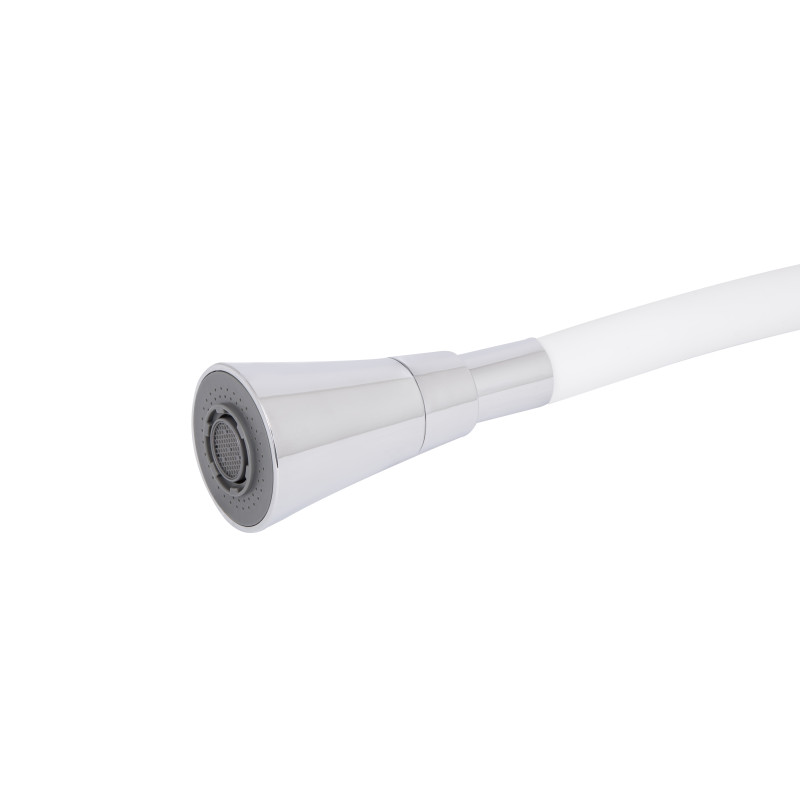 Змішувач для кухні Lidz Tani 007F3 з гнучким виливом (k40) LDTAN007F3WCR40423 Chrome/White