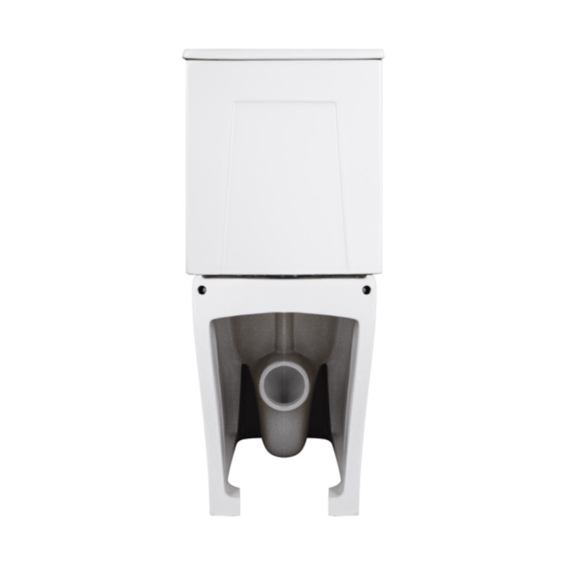 Унітаз-компакт Qtap Nando безобідковий з сидінням Soft-close QT12221222AW