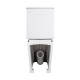Унітаз-компакт Qtap Nando безобідковий з сидінням Soft-close QT12221222AW