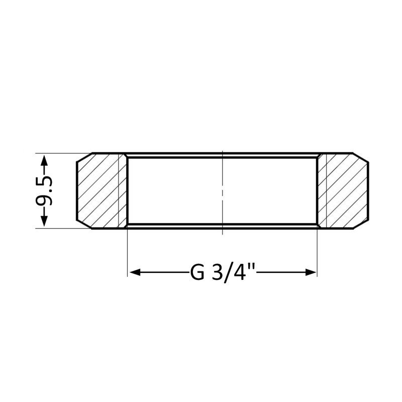 Контргайка Thermo Alliance Standart 3/4
