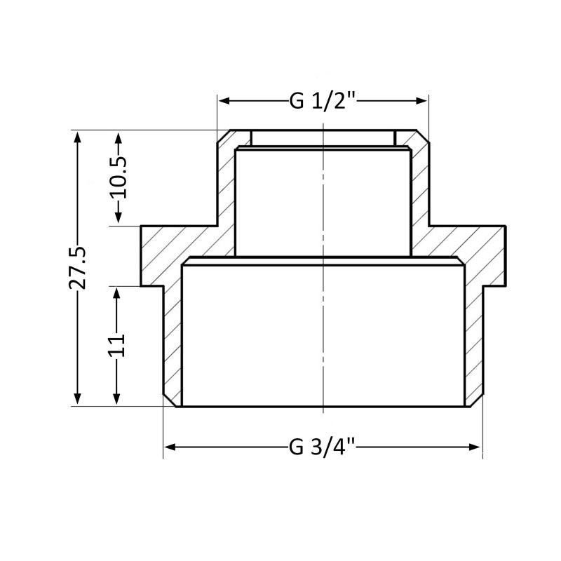 Ніпель Thermo Alliance Standart 1/2