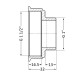 Перехідник Thermo Alliance Standart 1 1/2