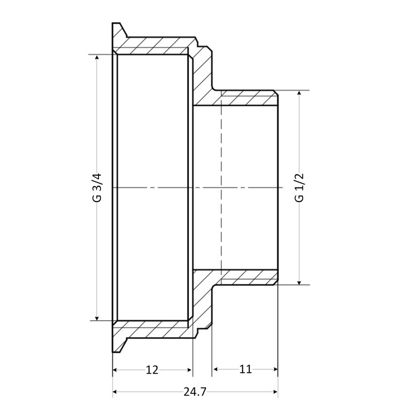 Перехідник Thermo Alliance Standart 3/4