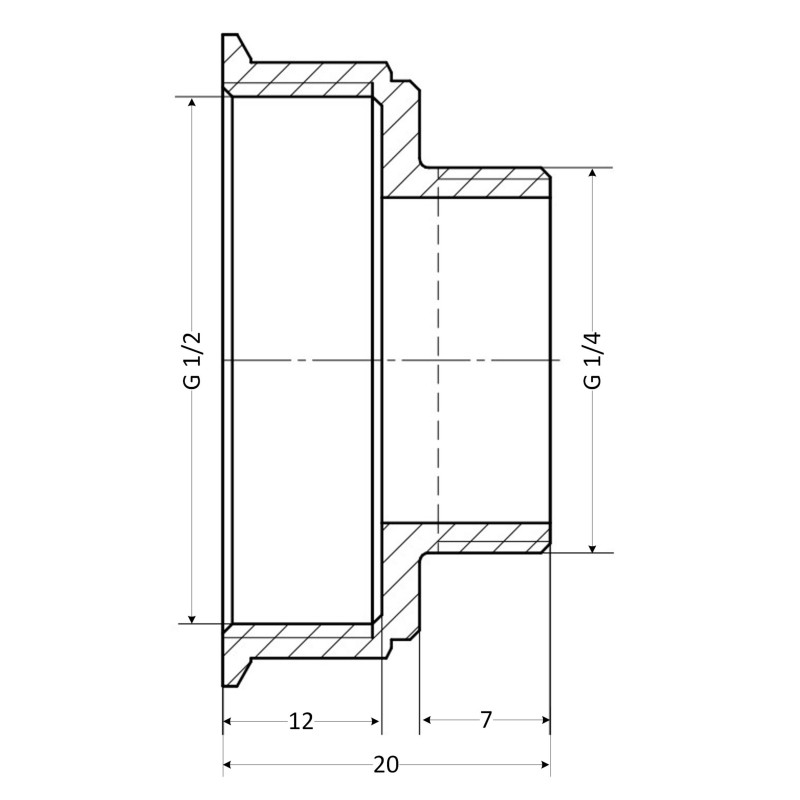 Перехід Thermo Alliance Standart 1/2