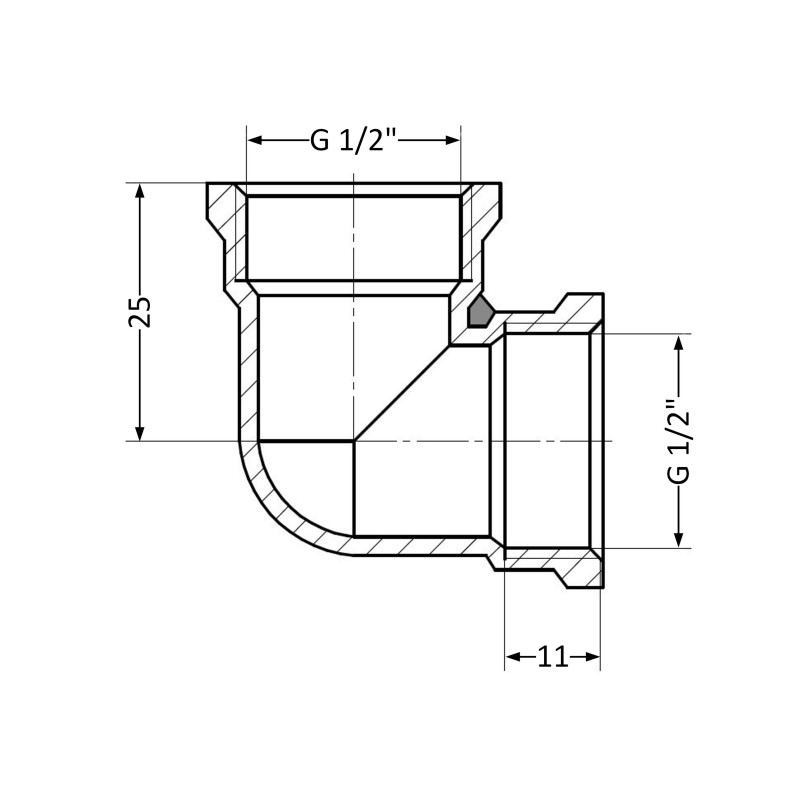 Кут Thermo Alliance Standart 1/2