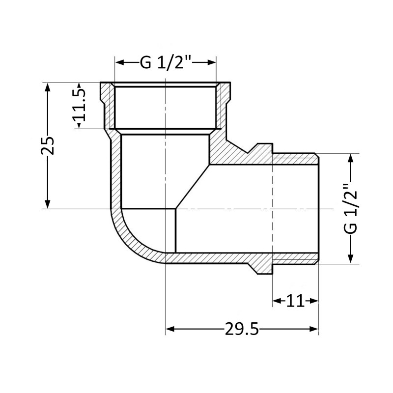 Кут Thermo Alliance Standart 1/2