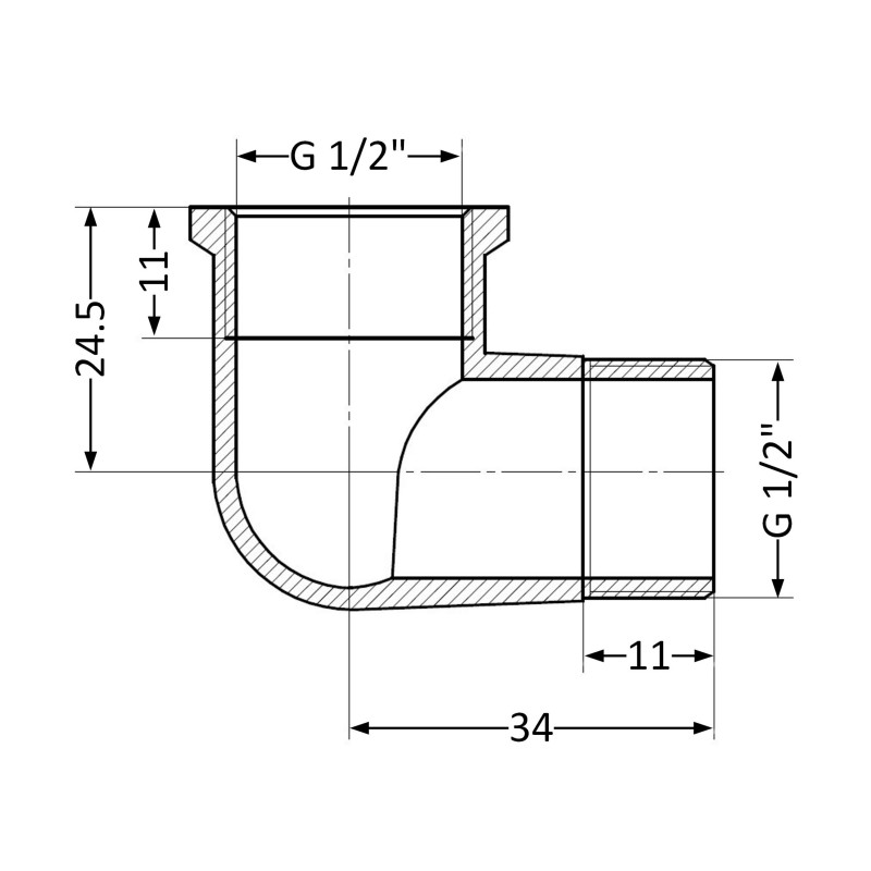 Кут Thermo Alliance Standart 1/2