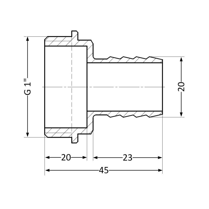 Штуцер Thermo Alliance Standart 20х1