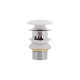 Донний клапан Pop-up для біде з переливом 70х70х110 mm White Qtap
