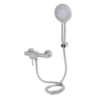 Змішувач для душу Lidz Aria 010 (з душовим гарнітуром) (k35) LDARI010NKS43361 Nickel